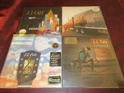 J.J. CALE VERIFIED TROUBADOUR 200G + COLLECTED + LIVE & TRAVEL LOG 4/7 LP SET - Image 1 of 2