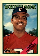 1988 Topps Tiffany Chicago White Sox Baseball Card #634 Jose DeLeon