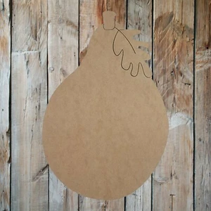 Pintura de calabaza de madera sin terminar con forma de calabaza, Acción de Gracias y otoño por Line Craft - Imagen 1 de 3