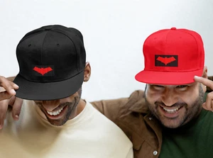 Batman Snapback Hat, Multicolored Flat Bill Snapback for Comic Book Fans, - Picture 1 of 39