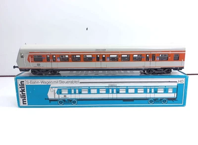 Märklin H0 4185 S-Bahn Control Car 2nd Class, DB, Light, in Original Packaging # 4378 - Image 1 of 4
