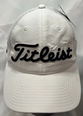 Nuevo Titleist TSR Gorra Gorra Correa Ajustable Blanco Golf Nuevo con Etiquetas Foto 1 de 4