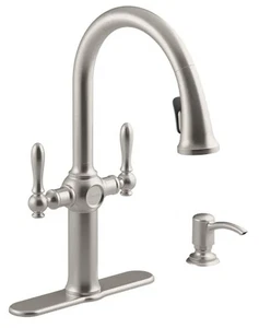 KOHLER K-R24937-SD-VS Neuhaus Kitchen Faucet, Vibrant Stainless New Sealed🚰💧 - Picture 1 of 13