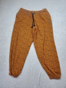 Levi's women's Laundry Day Leopard Print drawstring pocket sweat pants size M - Picture 1 of 6