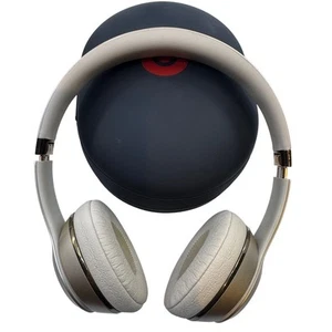 Beats Solo3 Wireless Kopfhörer Gold On-Ear getestet mit Hülle schneller Versand - Bild 1 von 5