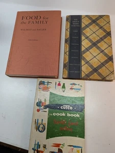 LOT OF 3 Cooking Books: Food for Family Cutco Cookbook All About Home Baking HC - Bild 1 von 24