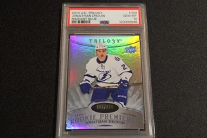2014 UD Trilogy - Rookie Premieres - Jonathan Drouin 201/499 - PSA GEM MINT 10 - Bild 1 von 4
