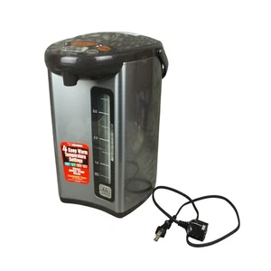 Caldera y calentador de agua Zojirushi Micom 135 oz 4L plata CD-WCC40 probado - Imagen 1 de 13