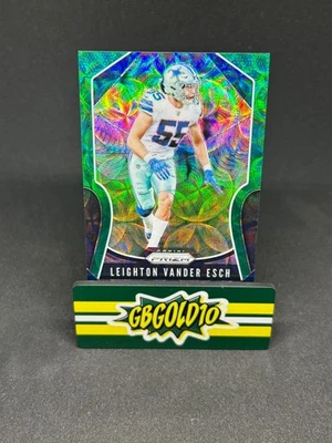 2019 Panini Prizm - Leighton Vander Esch #41 Green Scope Prizm /75 - Image 1 of 2