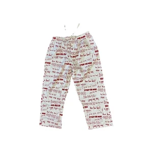 Old Navy Pajama Pants Adult Size Large Ho HO HO! Christmas All Over Print Unisex - Picture 1 of 5