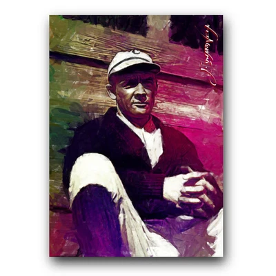 Rube Marquard #2 Art Card Limited 12/50 Edward Vela Signed (New York Giants) - Image 1 of 2