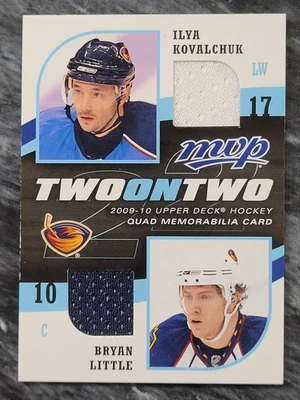 2009/10 UD MVP Kovalchuk Little St. Louis Stamkos TWO ON TWO RELIC #JSKLS - Image 1 of 2