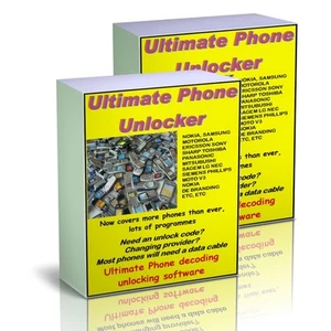 New Improved Mobile Cell Phone UNLOCKING SOFTWARE 2 DISC's for Older Phones - Zdjęcie 1 z 1