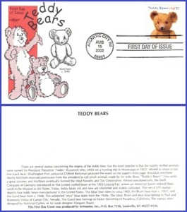 USA3 #3655 U/A ARTMASTER FDC Teddy Bear Gund - Picture 1 of 1