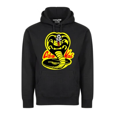 Cobra Kai Never Dies Karate Kid 80s Graphic Hoodie Sweater - Image 1 of 2