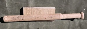 Volkskunst Holz Reifen Checker Fledermaus Stick "Time Sheet Probleme" vom Verkäufer generalüberholt - Bild 1 von 13