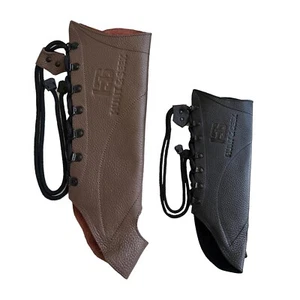 Handgefertigter durchgehender Leder Bogenschießen Unterarmschutz verstellbar Schutz Unisex - Bild 1 von 11