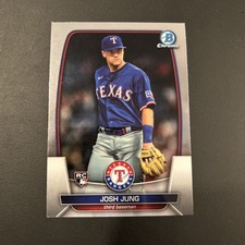 Josh Jung 2023 Bowman Chrome #21 Rookie Card RC Texas Rangers