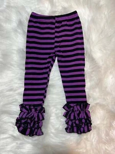 Purple and Black Stripes Icing Legging - Picture 1 of 2