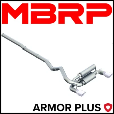 MBRP Armor Plus 3" Cat-Back Exhaust System Kit fits 2016-2018 Ford Focus RS 2.3L - Image 1 of 2