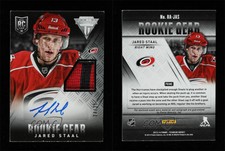 2013 Panini Anthology Titanium Update Gear Prime /25 Jared Staal Rookie Auto RC