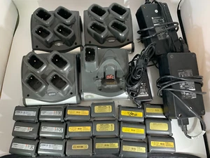 LOT OF 4:  SYMBOL (3x) SAC9000-4000R & (1x) CRD9000-1001SR CHARGING DOCK + BATT - Picture 1 of 9