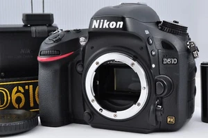 Nikon D610 24.3MP Digital SLR Camera Black Body F/S Top Mint from Japan #EA04 - Picture 1 of 12