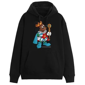 Brand New Mens King Mickey Hoodie Black - Picture 1 of 1