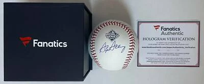 Fanatics Stephen Strasburg 2019 World Series Autographed Baseball Nationals - Image 1 of 2