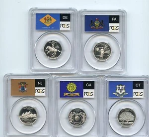 1999 S Silver State Quarter Set PCGS PR69DCAM - Picture 1 of 1
