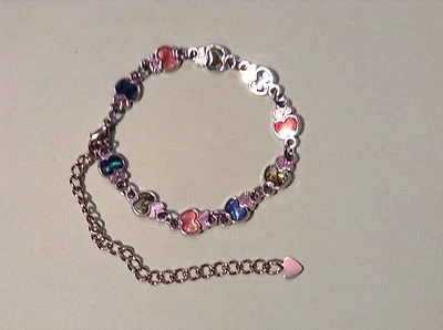 Concha del Mar Esta manzana Paua Shell Link Tobillera Pulsera es tan linda y ajusta Foto 1 de 2