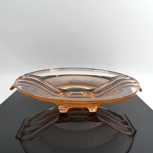 Art Deco Schale Rosalin Pressglas Ø 30 cm - Bild 1 von 5