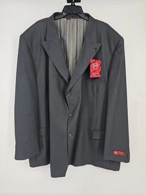 Traje Caravelli Fusion Para Hombre 60R Gris Traje Blazer Chaqueta Pantalones 60x56 Foto 1 de 4