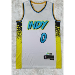 New Basketball tops Stitched -No.0 Haliburton S-XXL White - Picture 1 of 3