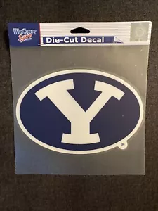 BYU Cougars Full Color Die Cut Decal - 8" X 8" - Picture 1 of 2