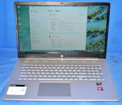 HP 17-CP1124OD AMD RYZEN 3 3250U 2.6GHZ 256GB 12GB RAM - Image 1 of 4