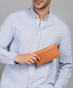 Cartera alta de cuero para hombre con bloqueo RFID | Regalo perfecto de Navidad | Soporte de lujo - Imagen 1 de 18