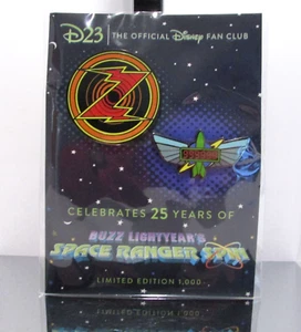 Disney D23 Buzz Lightyear Space Ranger Spin 2 Pin Set Exclusive Pin LE 1000 - Picture 1 of 7