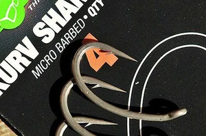 Korda Kurv Shank XX Carp Fishing Hooks Carp Fishing Hooks - All Sizes - Picture 1 of 4