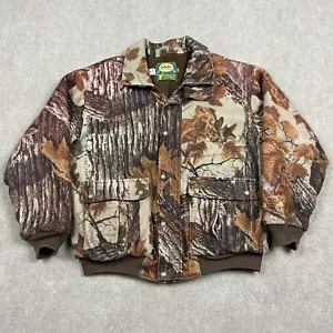 Vintage Cabelas Super Slam Clothing Realtree Camo Hunting Jacket Mens Large USA - Picture 1 of 9