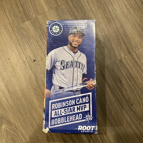 Seattle Mariners Robinson Cano All Star MVP Bobblehead New In Box Root Sports Cover