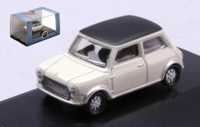 MODELLINO AUTO STATICO MINI COOPER S MKII SNOWBERRY BIANCO/NERO SCALA 1:76 - Immagine 1 di 2