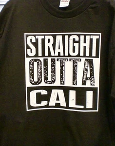 STRAIGHT OUTTA CALI NWA T SHIRTS - SCHWARZ - Bild 1 von 1