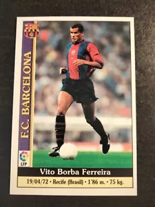 RIVALDO # 17 F.C. BARCELONA, FICHAS LIGA 1999/2000 MUNDICROMO - Imagen 1 de 2