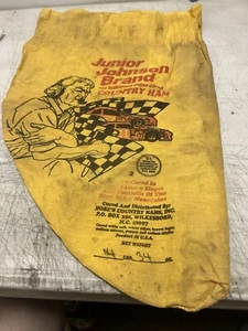 Vintage Junior Johnson Bag For Country Ham From Hobe`s Country Hams NC 14” x 21” - Picture 1 of 3