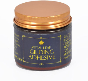 Gilding Adhesive 60ml by Barnabas Blattgold Water Based Gold Leaf Sheets Size