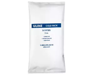 Uline S-19785 3oz Non Toxic Cold Packs For Lunch Boxes 10 Pack - Picture 1 of 2