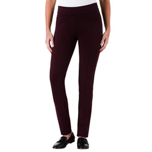 Hilary Radley Pantalone Donna Pull On Elasticizzato Ponte Vino Tg XS - Foto 1 di 5