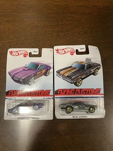 2021 Hot Wheels Lot 68 El Camino & 73 Pontiac Firebird BITTE LESEN - Bild 1 von 9