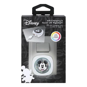 Mickey USB Charging and Touch LED Nightlight - Picture 1 of 3